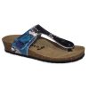 0933620 blue snake print leather patent 2