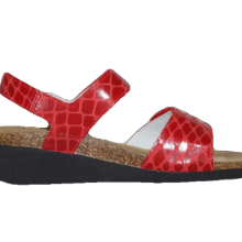Merilin/ Patent Leather / Snake print/ Red / Velcro/ 36-42 4 nbkkxm9q
